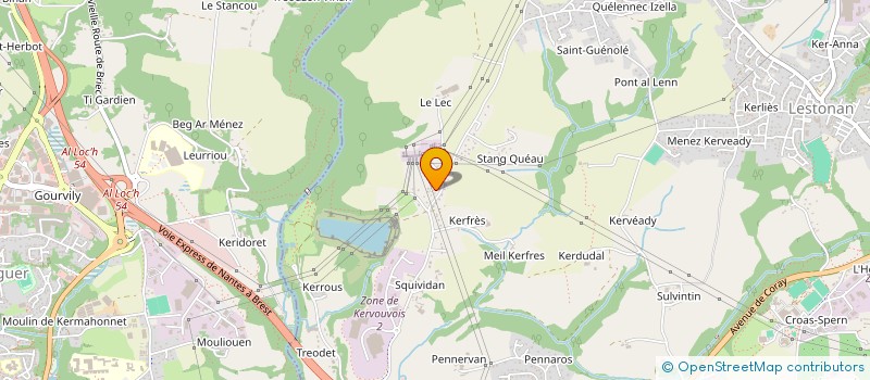 localisation de l'entreprise BOENNEC I  ERGUE GABERIC