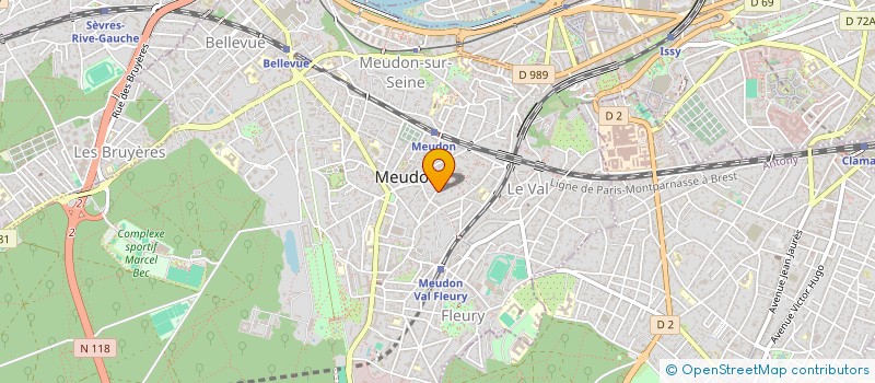 localisation de l'entreprise BOENNOUX  MEUDON