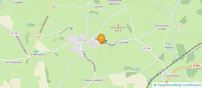 localisation de l'entreprise BOERENS  MILLAY