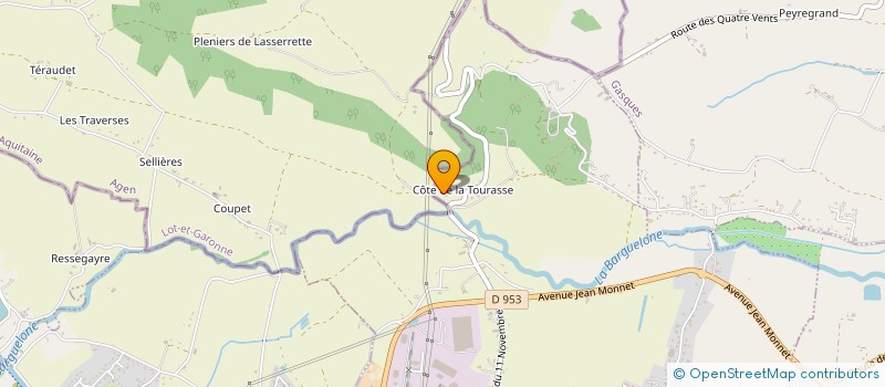 localisation de l'entreprise BOERO à VALENCE