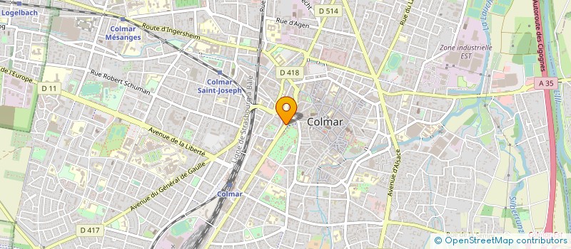 localisation de l'entreprise BOESCHLIN ONE  COLMAR