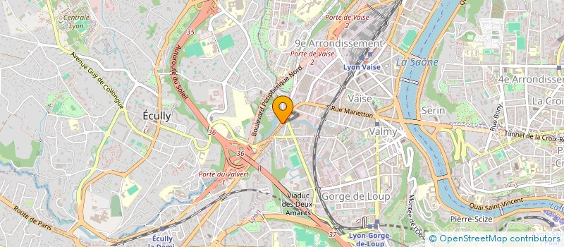 localisation de l'entreprise BOESNER HOLDING FRANCE  ECULLY