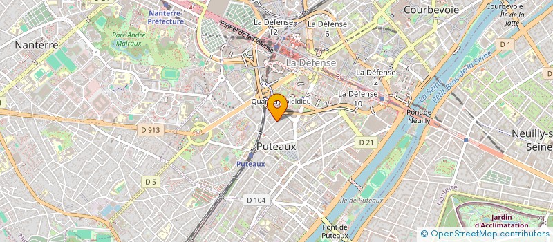 localisation de l'entreprise BOESSY FINANCE  PUTEAUX