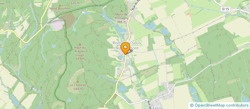 localisation de l'entreprise BOETECH  ROMAGNY-SOUS-ROUGEMONT
