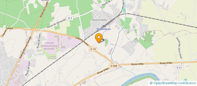 localisation de l'entreprise BOETHEO  GAILLAC