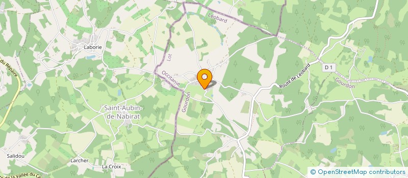 localisation de l'entreprise BOEUF DES GARIOTTES  LEOBARD