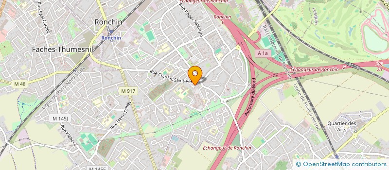 localisation de l'entreprise BOEUF-IMMO  RONCHIN