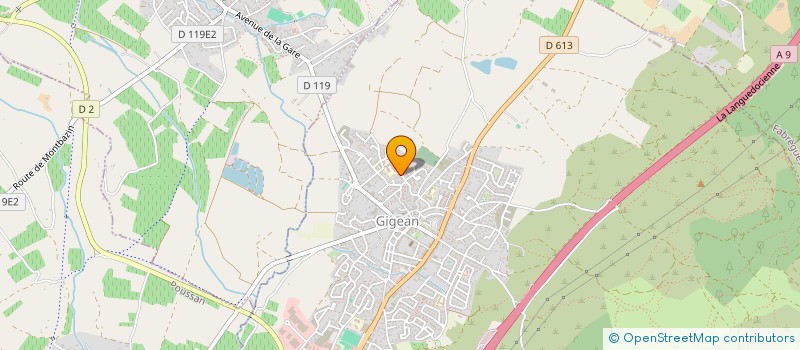 localisation de l'entreprise BOEUF LMNP  GIGEAN