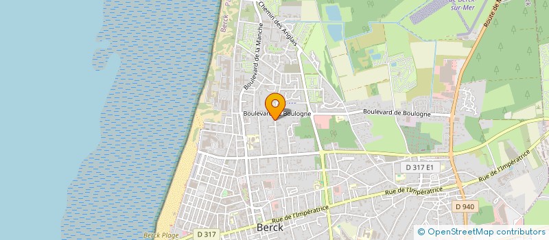 localisation de l'entreprise BOEUF VERON  BERCK