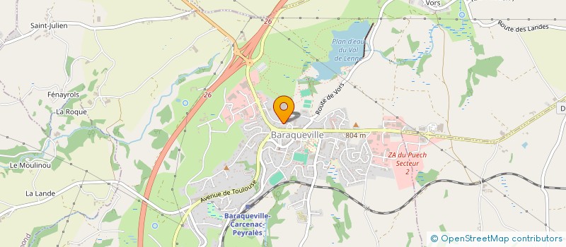 localisation de l'entreprise BOEUFS DE PAQUES à BARAQUEVILLE