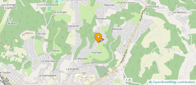 localisation de l'entreprise BOFA  CHAMPCEVINEL