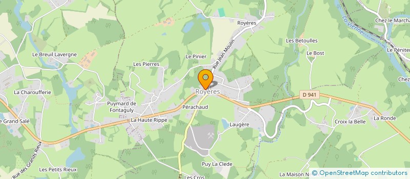 localisation de l'entreprise BOFFERON ALIMENTATION à ROYERES
