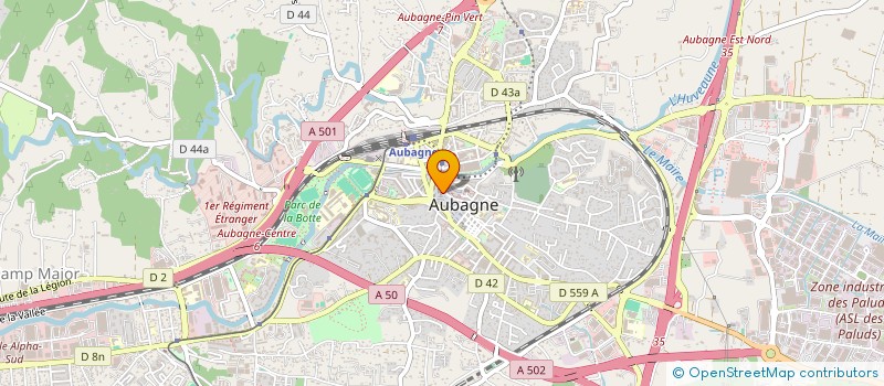 localisation de l'entreprise BOFIMMO à AUBAGNE