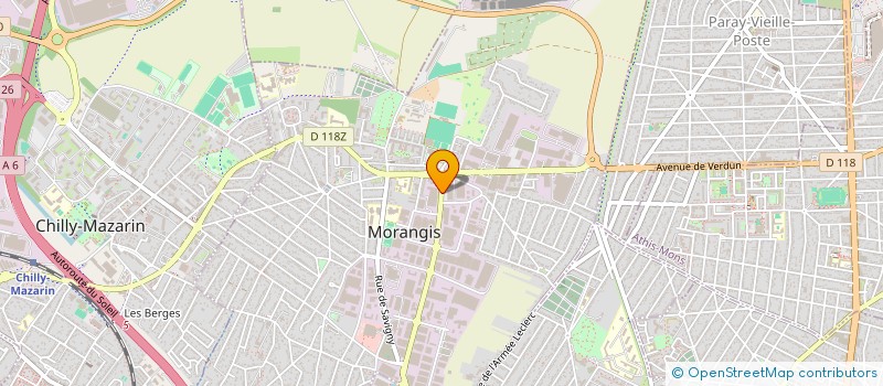 localisation de l'entreprise BOFRUIT à MORANGIS