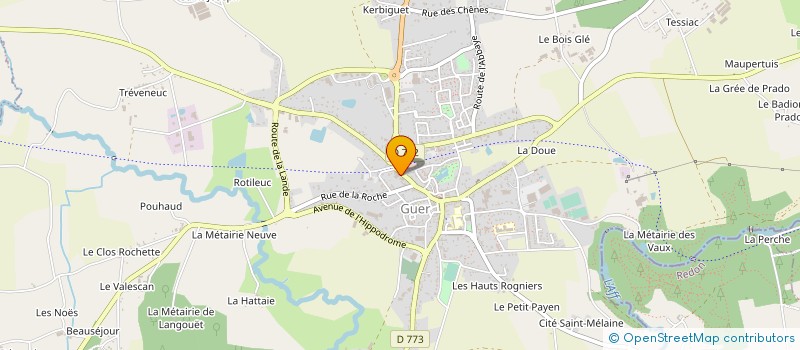 localisation de l'entreprise BOG à GUER