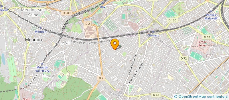 localisation de l'entreprise BOG HARD à CLAMART