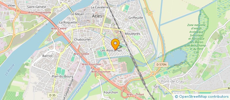 localisation de l'entreprise BOG'INVEST à ARLES