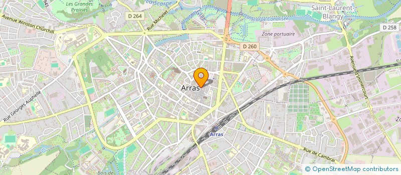 localisation de l'entreprise BOGA à ARRAS