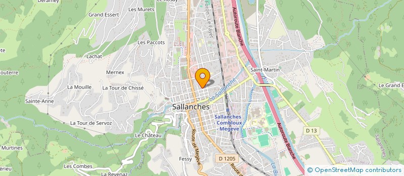 localisation de l'entreprise BOGA à SALLANCHES