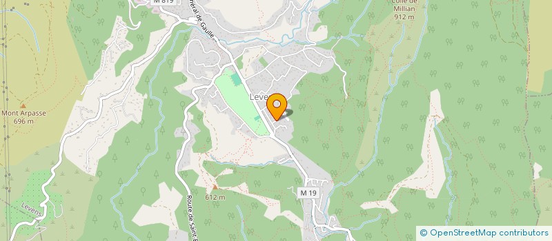 localisation de l'entreprise BOGARAM  LEVENS