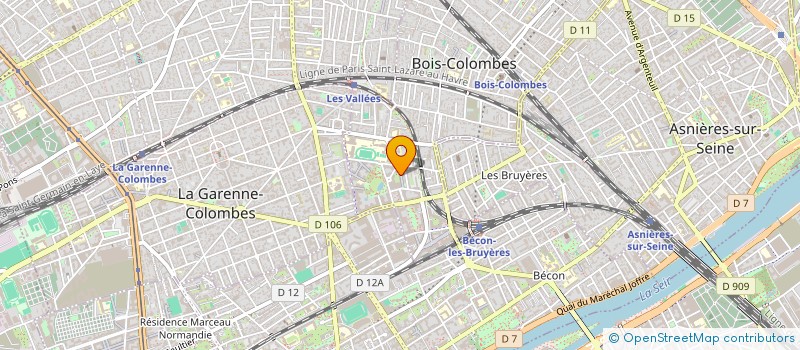 localisation de l'entreprise BOGARD GWENAELLE CONSEIL ET AUDIT à BOIS-COLOMBES