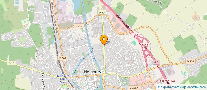 localisation de l'entreprise BOGAT à NEMOURS