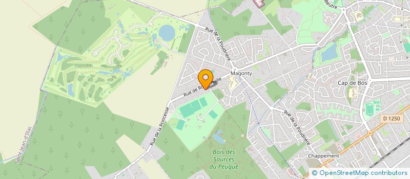 localisation de l'entreprise BOGAT  PESSAC