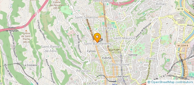 localisation de l'entreprise BOGATYR SECURITE RENFORCEE à NICE