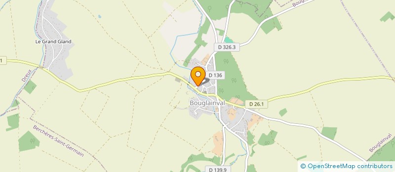 localisation de l'entreprise BOGDAN BATIMENT à BOUGLAINVAL