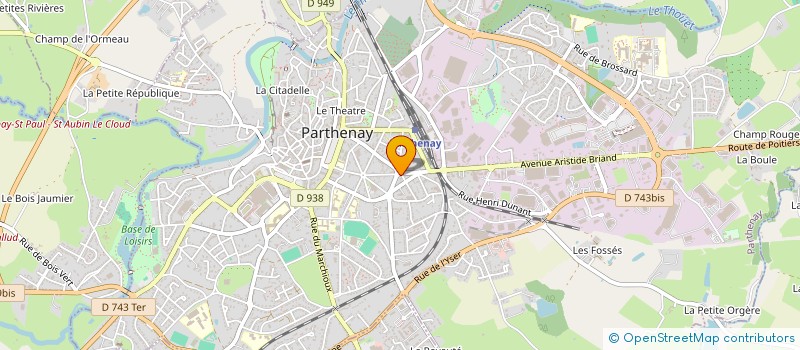 localisation de l'entreprise BOGET SERVICE à SAINT-MAIXENT-L'ECOLE
