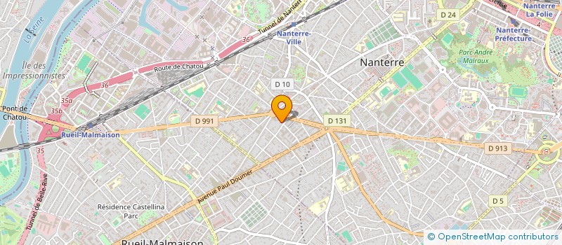 localisation de l'entreprise BOGIRARD  NANTERRE