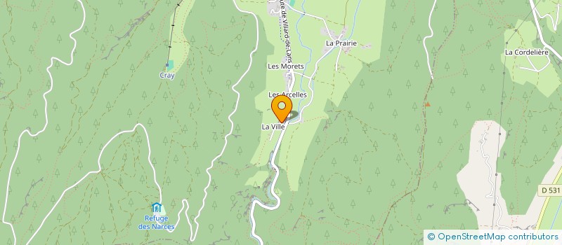 localisation de l'entreprise BOGLIONE  AUTRANS-MEAUDRE EN VERCORS