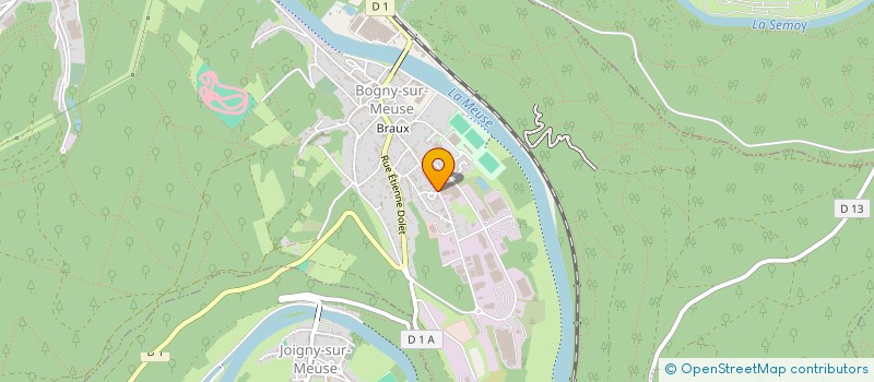 localisation de l'entreprise BOGNY TRANSPORTS  BOGNY-SUR-MEUSE