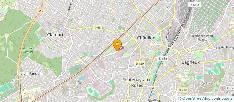 localisation de l'entreprise BOGOCE  CHATILLON