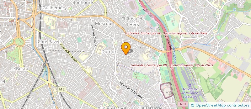 localisation de l'entreprise BOGOTARIS à TOULOUSE