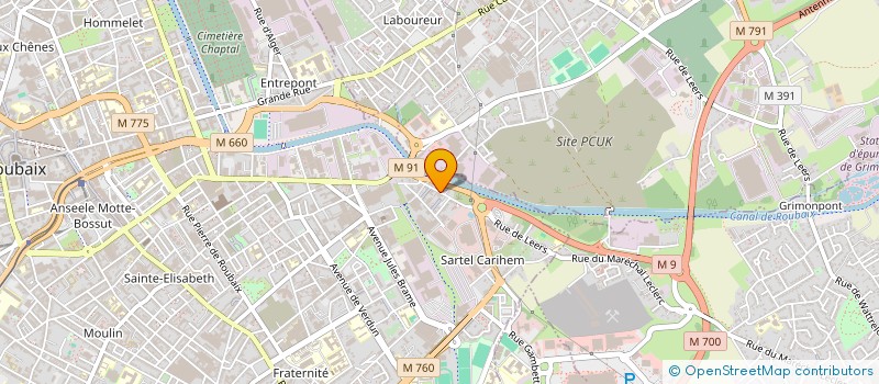 localisation de l'entreprise BOGREEN LAGON  ROUBAIX