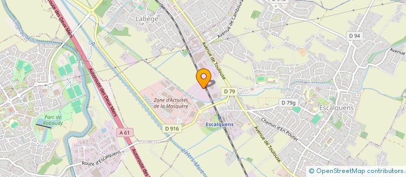 localisation de l'entreprise BOGUES  ESCALQUENS