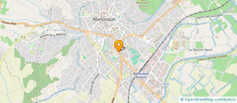 localisation de l'entreprise BOGUET ET FILS à MANOSQUE