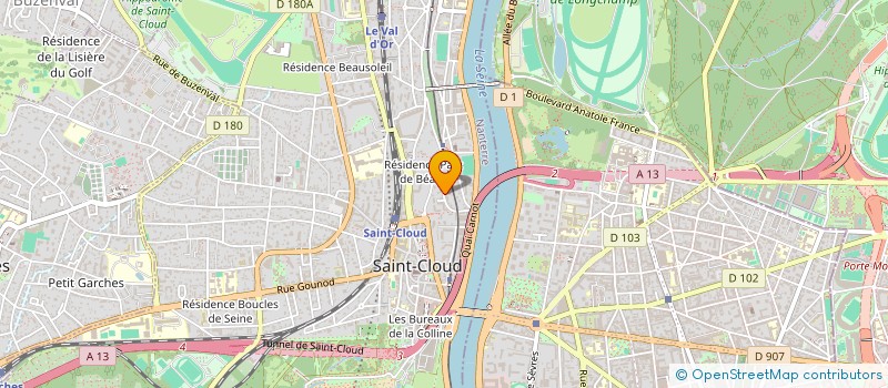 localisation de l'entreprise BOH'M BY MLLE  SAINT-CLOUD