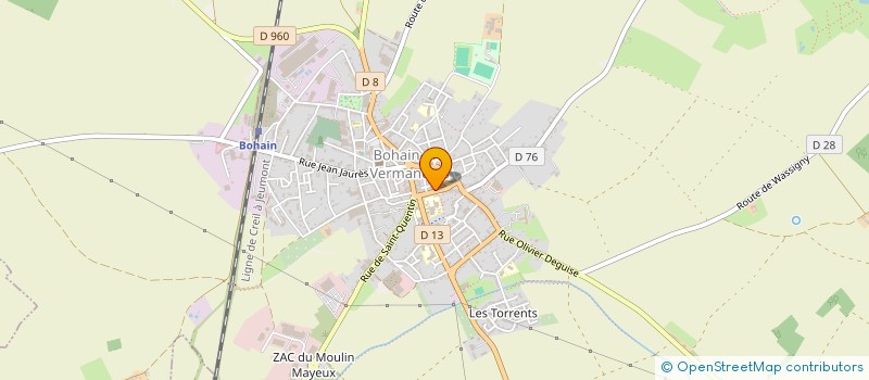 localisation de l'entreprise BOHAIN TRAVAUX FORESTIERS à BOHAIN-EN-VERMANDOIS