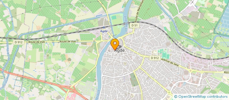 localisation de l'entreprise BOHAJE à AGDE