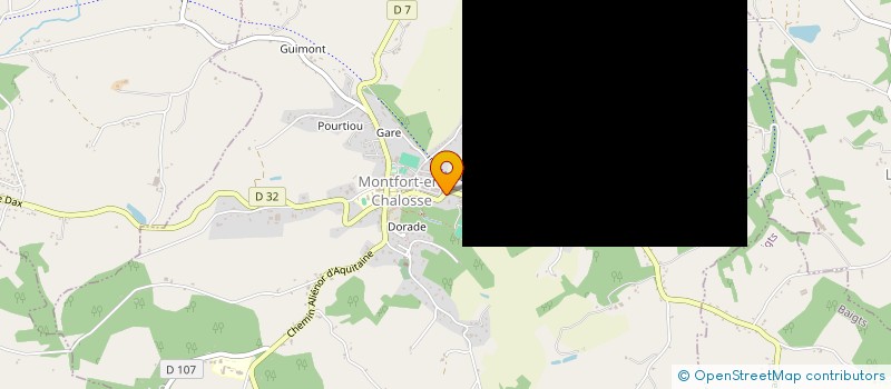 localisation de l'entreprise BOHAME STUDIO  MONTFORT-EN-CHALOSSE