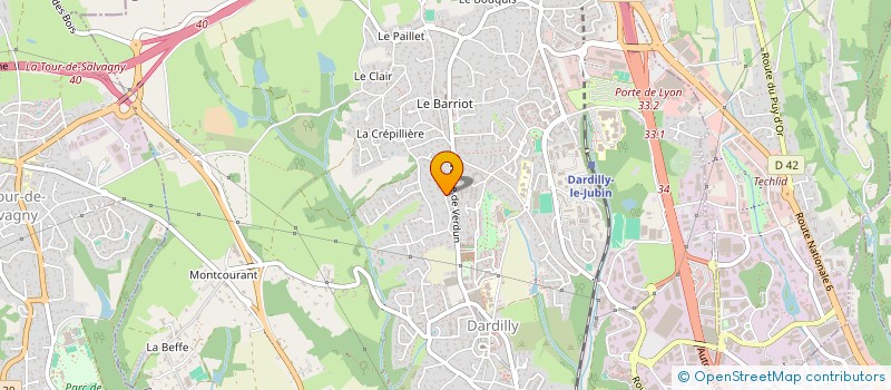 localisation de l'entreprise BOHAMO  DARDILLY