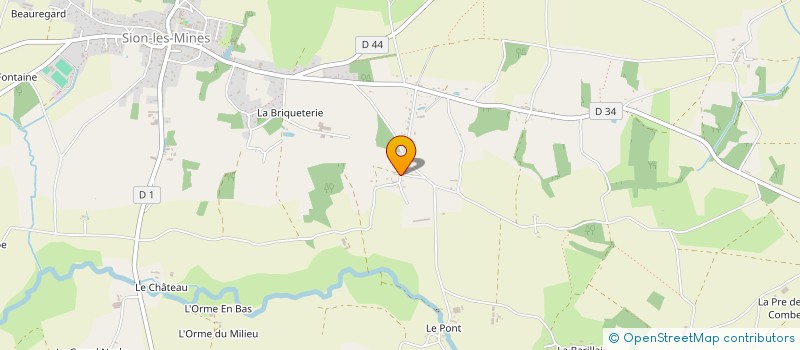 localisation de l'entreprise BOHEAS COUVERTURE à SION-LES-MINES