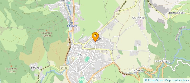 localisation de l'entreprise BOHEC  LA MURE