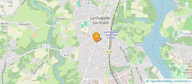 localisation de l'entreprise BOHEC à LA CHAPELLE-SUR-ERDRE