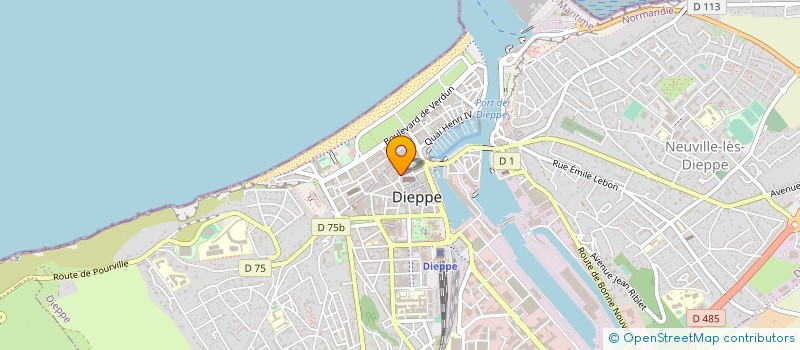 localisation de l'entreprise BOHEME à DIEPPE