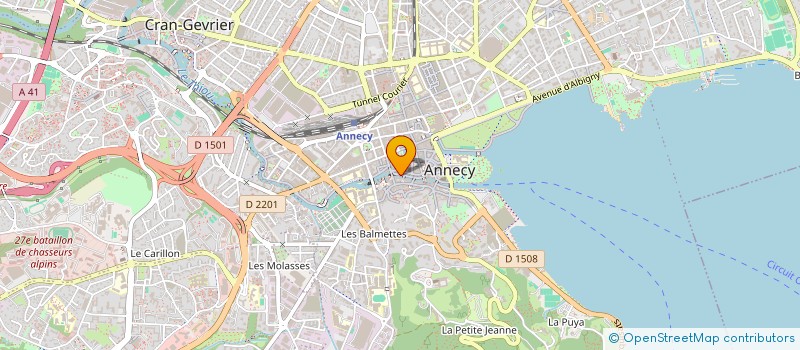 localisation de l'entreprise BOHEME à ANNECY