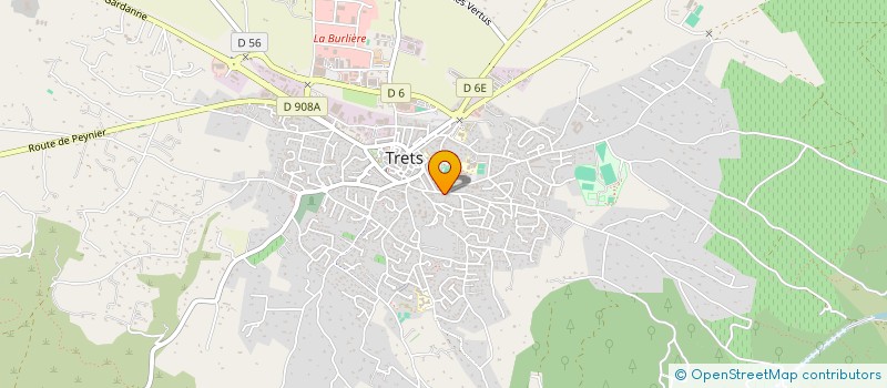 localisation de l'entreprise BOHEME à TRETS
