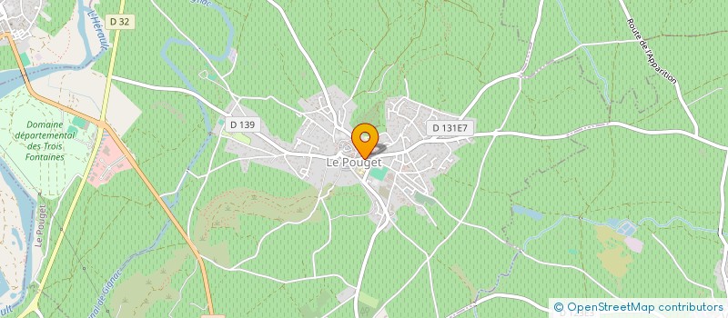 localisation de l'entreprise BOHEME COIFFURE  LE POUGET